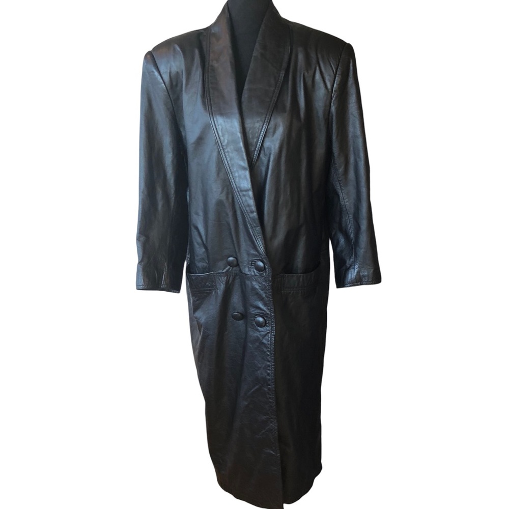 VTG G-III Leather Trench Sz M Global Identity Wilson’s Leather